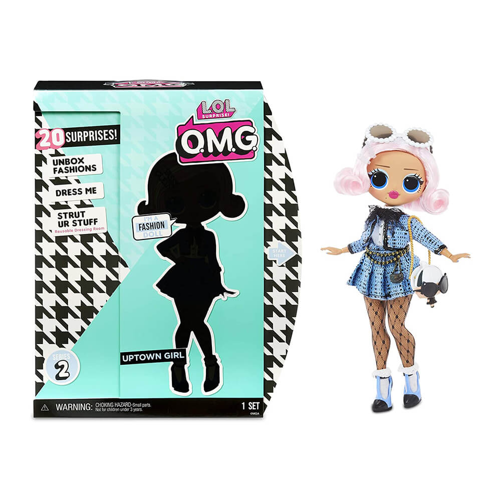 Большая кукла LOL Surprise OMG2 Uptown Girl с 20 сюрпризами (2 серия)